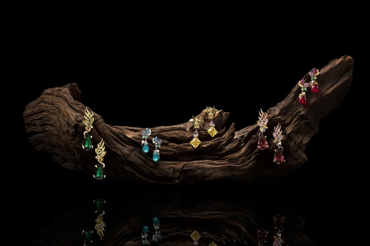 Anabela Chan - DARK FOREST collection Earrings